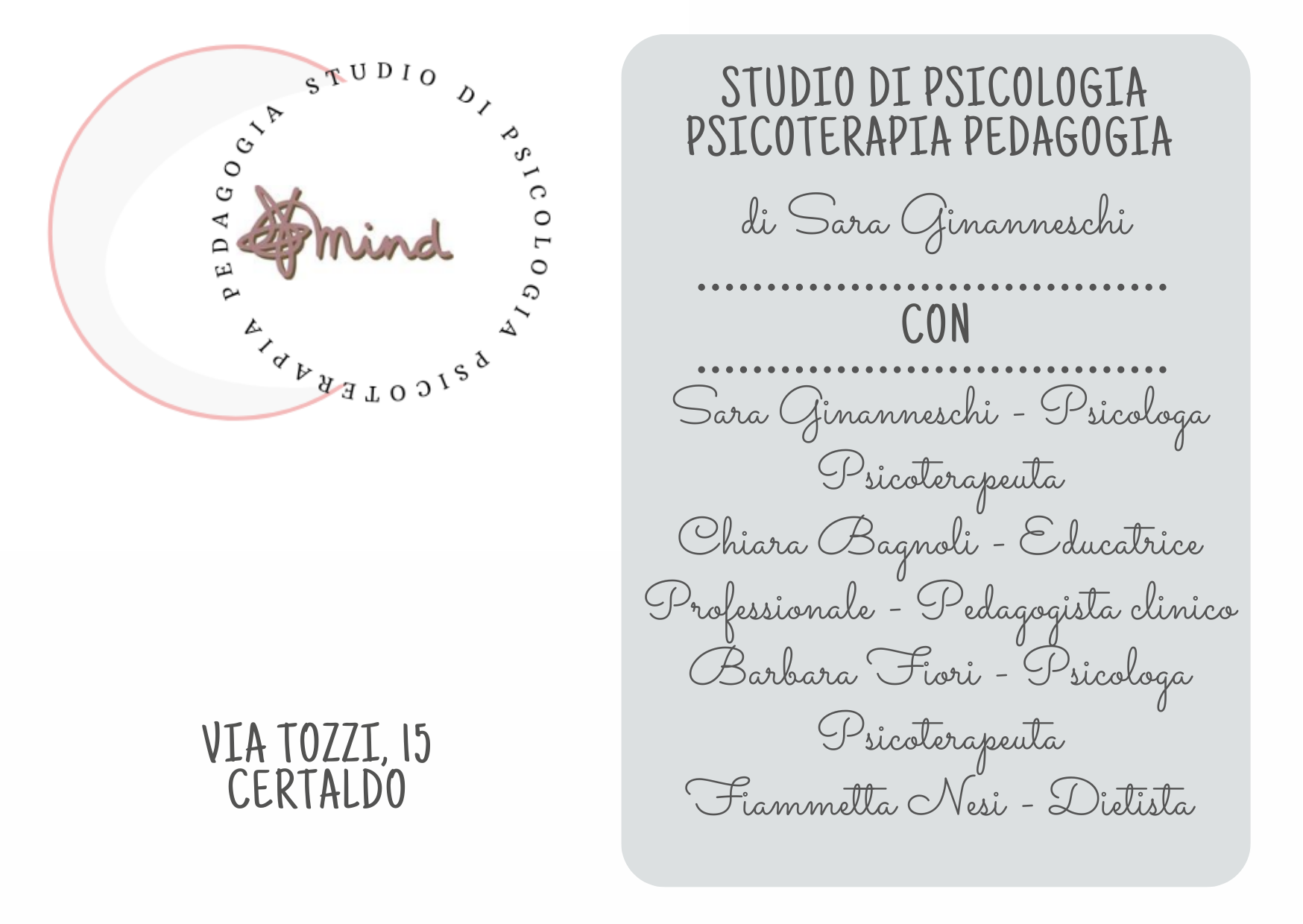 Studio di Psicologia Psicoterapia Pedagogia
